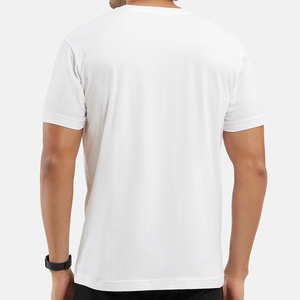 T-shirt basique en coton pour homme, coupe classique, léger, manches courtes, uni, décontracté, pour la mode streetwear, OEM ODM personnalisé - Product Image 2