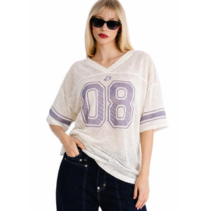 เสื้อเจอร์ซีย์กีฬาพรีเมียมสไตล์วินเทจเรโทรอเมริกันฟุตบอล เสื้อฟุตบอล เสื้อยืดสำหรับผู้ชาย ผู้หญิง เด็ก สไตล์สตรีท เสื้อเจอร์ซีย์ตาข่าย - Product Image 6