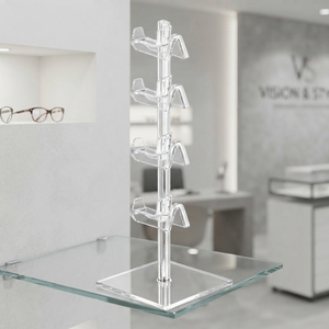Crystal Clear Acrylic Sunglass <b>Display</b> Stand Retail Eyewear Organizer Rack for Optical Shop and Fashion <b>Display</b> - Product Image 2