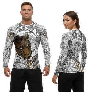Ropa Deportiva Personalizada con Logotipo de Marca, Diseño Propio Impreso en Toda la Superficie, Cuello Redondo, Manga Larga, Protección UV, Camisetas de Compresión - Product Image 3