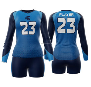 Ensemble d'uniformes de volley-ball personnalisés pour hommes et femmes maillot d'équipe et short respirant tissu à séchage rapide vêtements de sport OEM ODM - Product Image 4