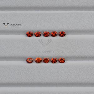 3x4mm Natural Orange Spessartite Garnet Faceted Oval Cut <b>Loose</b> <b>Gemstones</b> Wholesale Super Fine Quality Garnet Stones Jewelry - Product Image 2