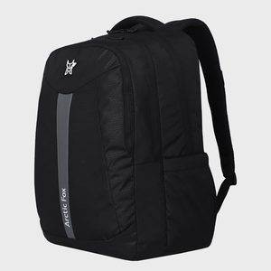 Sac à dos pour ordinateur portable Arctic Fox Aim en polyester Oxford noir pour le travail, le bureau et les voyages - Product Image 2