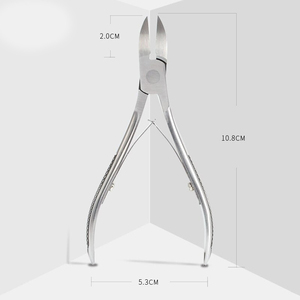 2026 Pince à cuticules et ciseaux à ongles en acier inoxydable, design haut de gamme personnalisé, pince coupante pour peaux mortes - Product Image 5