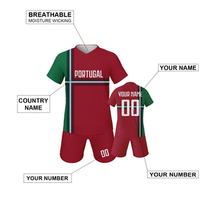 Ensemble de maillots de football de qualité supérieure, fournisseur d'équipements de football, uniforme de club de football pour enfants, vêtements d'équipe personnalisés, exportation d'usine 100% - Product Image 1