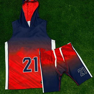 Uniformes de football américain 7v7 sans manches, respirants, grande taille, unisexes, logo personnalisé, 100% polyester, tailles et couleurs personnalisables - Product Image 4