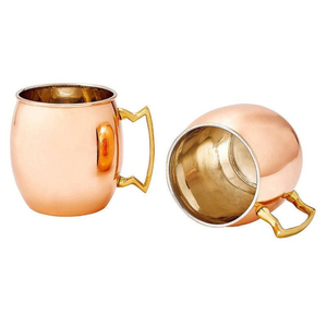 Eco Friendly Hammered Copper Mug <b>Set</b> Food Grade Copper Plated Stainless Steel Drinkware with <b>Antique</b> Finish Durable Beer - Product Image 4