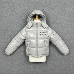 Vestes matelassées d'hiver imperméables de haute qualité pour hommes, grandes tailles, style de luxe, fermeture à boutons, vente en gros d'usine - Product Image 1