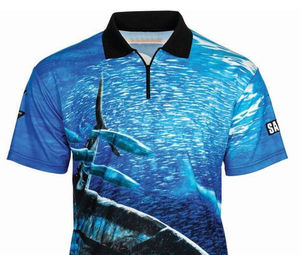 Nouvelle Arrivée : Polo de Pêche pour Homme, T-shirt de Pêche par Sublimation, Polo de Pêche Entièrement Sublimé en Couleurs - Product Image 3