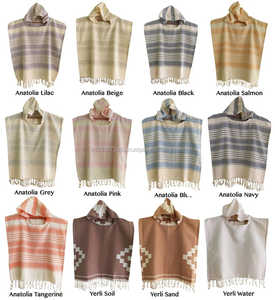 Poncho de toalla con capucha para bebé, colección de Poncho con capucha para PNC-MDS-ORN - Product Image 3