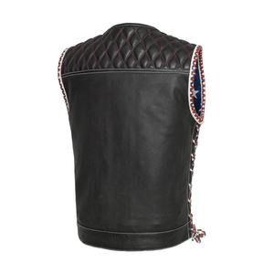 Private Label Men's High Quality <b>Leather</b> <b>Vest</b> Custom Color Sleeveless Breathable Eco-Friendly Quick Dry Casual Winter Outer Wear - Product Image 6