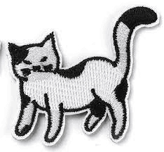 Patch brodé éco-responsable drapeau Aigle Américain, thermocollant, forme irrégulière, en feutre non tissé, pour décoration maison - Product Image 4