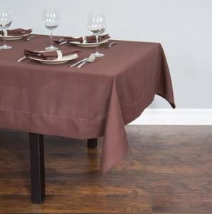 Party <b>Table</b> Cloth Disposable Look Reusable Fabric <b>Cover</b> Garden Patio <b>Table</b> Cloth <b>Waterproof</b> Outdoor <b>Table</b> <b>Cover</b> - Product Image 1