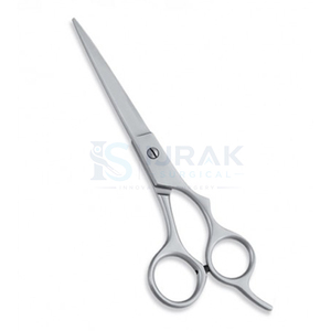 Ciseaux à cheveux professionnels en acier inoxydable, pointe acérée, pour droitiers, manche moyen, outils de salon - Product Image 1