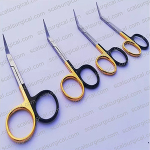 Tijeras Wilmer Converse Angled on Flat 4.25, Instrumento Quirúrgico Oftálmico de Acero Inoxidable Alemán - Product Image 4