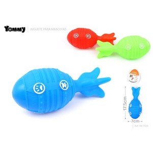 Juguete para Peces Yommy de 17.5cm, Juguete Interactivo de Goma para Mascotas - Product Image 1