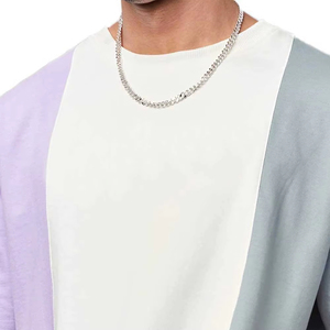 High Quality 100% Cotton Men's Blank T-Shirt Custom Front Printed Breathable Eco-Friendly Oversize Crew <b>Neck</b> <b>Light</b> Knitted Long - Product Image 2