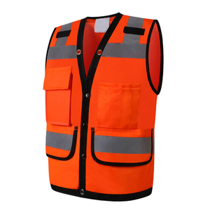 Modern Construction Breathable Safety Wear Men Hi Vis <b>Working</b> Vest Bright Fabric Comfortable Fit <b>Waterproof</b> Reliable Protection - Product Image 2