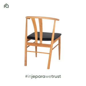 Juego de Mesa y Sillas de Comedor Modernas de Madera, Diseño Bistró Francés, 4 Piezas, Cuero Negro, Muebles Comerciales para Hotel/Apartamento, Suaves - Product Image 4