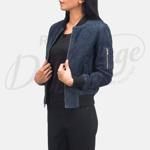 New Unique Style Women 100% <b>Suede</b> Leather Custom Leather <b>Jacket</b> Wholesale <b>Suede</b> <b>Jacket</b> Fashion for Women's Winter <b>Suede</b> Leather - Product Image 2
