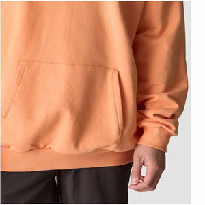 Sudadera con capucha básica para hombre, de forro polar, cómoda, informal, para uso diario, ajustable, de corte relajado. - Product Image 5