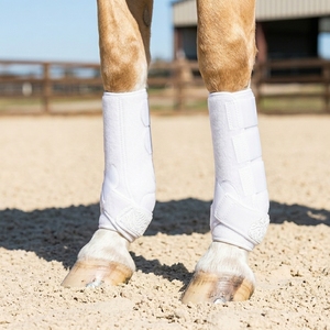 Horse Riding <b>Leg</b> Boots Adjustable Hook Loop Protective Wraps for Equestrian Training and Outdoor <b>Exercise</b> - Product Image 1