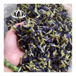 BEST SELLER HIGH QUALITY Butterfly Pea Flower dried petals for beverage coloring and baking use <b>tea</b> <b>infusion</b> cocktail decor - Product Image 1