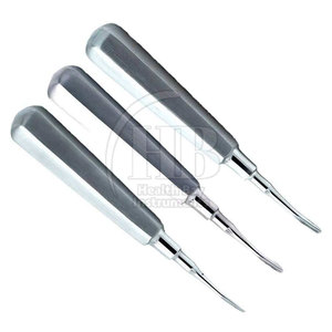 Kit d'instruments d'élévateurs dentaires manuels en acier inoxydable, finition lisse, construction robuste, poignée ergonomique, professionnel - Product Image 6