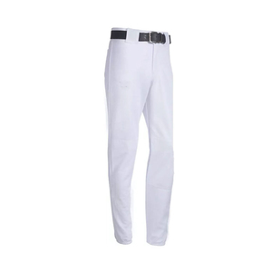 Ensemble de vêtements de baseball pour hommes, bleu clair et blanc, manches courtes, tissu respirant en polyester, pantalon assorti - Product Image 3