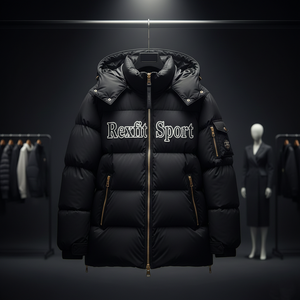 Chaqueta Deportiva Acolchada Personalizada RexFit, Rellena de Plumón, para Hombre y Mujer, con Logotipo Bordado, OEM, ODM - Product Image 4