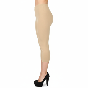 Leggings longs colorés pour femmes en coton/fibre de bambou tricotés, séchage rapide, respirants, taille haute, ajustés, extensibles pour la course - Product Image 4