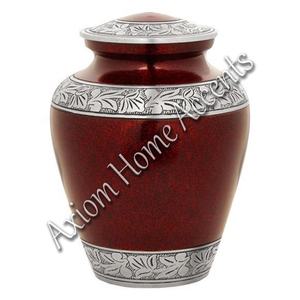 Elegante urna de cremación de aluminio con detalles artísticos, honra a tus seres queridos con estilo por Axiom Home Accents - Product Image 3