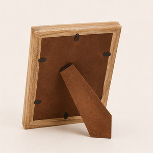 Wholesale Handcrafted Natural Mango Wood Photo <b>Frame</b> Custom Tabletop <b>Picture</b> <b>Frame</b> with Hand-Carved <b>Border</b> Inlay for Home Decor - Product Image 3