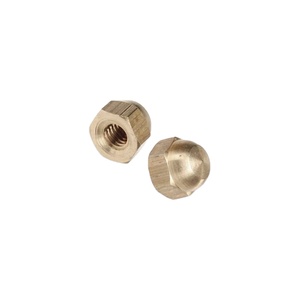 High Quality Nickel Plated Brass Dome Nut Supplier in India Premium Finish Durable Industrial Grade <b>Fasteners</b> - Product Image 1