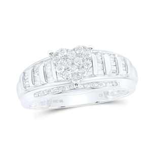 Bague de fiançailles élégante en or blanc plaqué avec diamant taille princesse de qualité supérieure pour femme, disponible à prix compétitif - Product Image 5