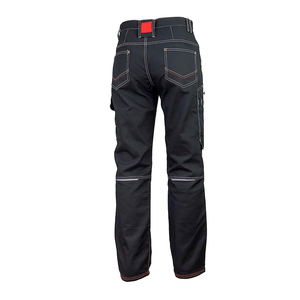 Pantalon de travail cargo unisexe haute visibilité en coton et élasthanne respirant, tendance 2026, avec caractéristiques réfléchissantes personnalisables - Product Image 2