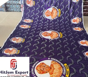 Luxury African Twill Wax Cotton Fabric Wedding Party Fashion OEM ODM Custom Textile Manufacturing Supplier Factory - Product Image 1