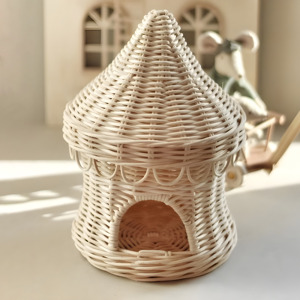 เต็นท์หวายจิ๋ว ดีไซน์น่ารัก บ้านของเล่นสาน ขายส่ง ของเล่นบ้านเด็ก สำหรับเด็กเล็ก - Product Image 2