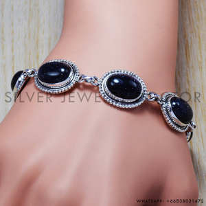 Sunstone Gemstone <b>Bracelet</b> 925 Sterling Silver <b>Bracelet</b> Fine Handmade Design Wholesale Jewelry - Product Image 2