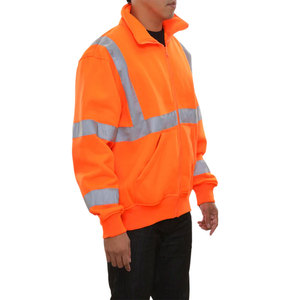 OEM ODM Wholesale Price Working Wear <b>Men</b> <b>Reflective</b> Safety Hoodie for Sale Hi Vis Safety Construction <b>Jackets</b> - Product Image 5