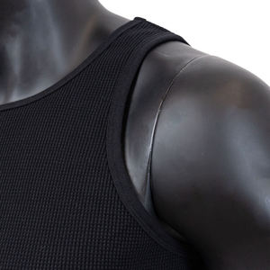 <b>Men</b> Waffle Knit Tank <b>Top</b> Textured Breathable Sleeveless Shirt Lightweight Casual Gym Fitness Summer Activewear Wear - Product Image 2