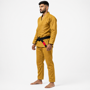 Traje de BJJ duradero hecho con tela transpirable, de secado rápido y cómodo, flexible para el entrenamiento diario de artes marciales. - Product Image 2