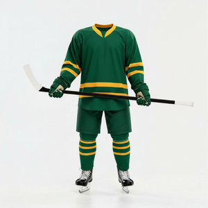 Uniforme de Hockey sobre Hielo Personalizado, Jersey Profesional para Competencia, Ropa Deportiva de Equipo, Diseño de Tela de Alto Rendimiento para Entrenamiento - Product Image 1