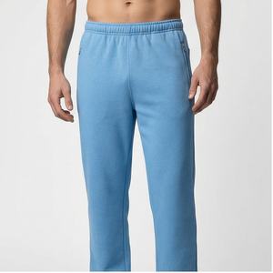 Camiseta sin Mangas Extra Grande con Dobladillo Abierto, Pantalones Rectos de Algodón Ligero y Transpirable para Hombre, Color Gris, para Otoño - Product Image 1