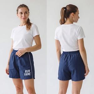 Custom Logo Women <b>Windbreaker</b> Shorts Lightweight Hiking <b>Camping</b> Waterproof Shorts Women Elastic Waist 100% Nylon Rain Shorts - Product Image 1