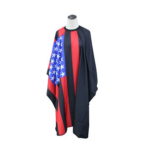 Capa de Barbero Clásica Marrón Personalizada para Corte de Cabello, Impermeable y Antiestática, con Impresión de Logotipo Personalizado OEM - Product Image 3