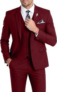 High-End Groom Tuxedo <b>Suit</b> Pant Coat Wedding Party Wear - Product Image 4