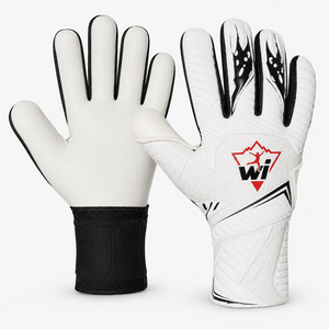 Football Goalkeeper Gloves Full Finger Non-Slip Breathable Leather Waterproof Lightweight Adjustable Wrist <b>Strap</b> Unisex Sports - Product Image 4
