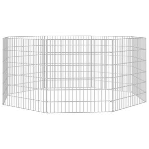 21.3 \ "x23.6 \" recinto per animali ruspante 21.3 ferro zincato a 8 pannelli \ "x23.6 \" box per bambini - Product Image 4