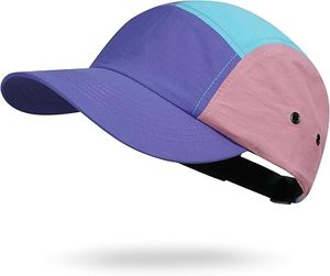 Croogo Men's 5 Panel Multi Color Baseball Cap UPF 50+ Outdoor Trucker <b>Hats</b> Nylon Lightweight Golf Sports Cap - Product Image 5